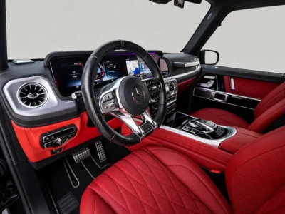 2021 Mercedes-Benz G-Class G 63 AMG 4.0L V8 Biturbo Petrol Engine Black Red SUV Korean Specs