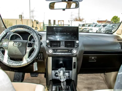 2011 Toyota Prado TXL 4 Cylinders Petrol Engine Black Beige SUV GCC Specs Well Maintained