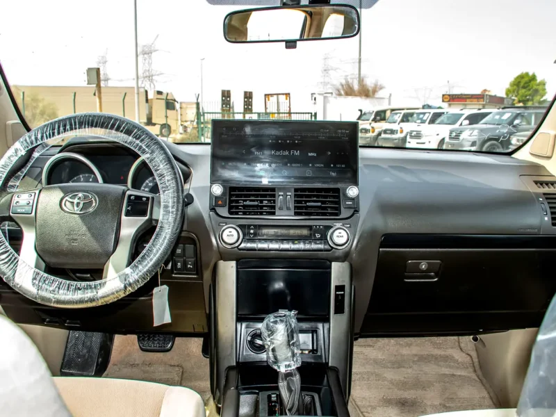 2011 Toyota Prado TXL 4 Cylinders Petrol Engine Black Beige SUV GCC Specs Well Maintained