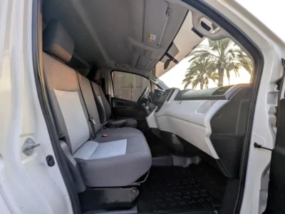 2022 Toyota Hiace Panel 4 Cylinders Petrol Engine White Grey Van Manual Fully Maintained GCC