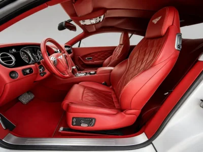 2014 Bentley Continental GT 8 Cylinders Petrol Engine White Red Coupe GCC Specs Automatic