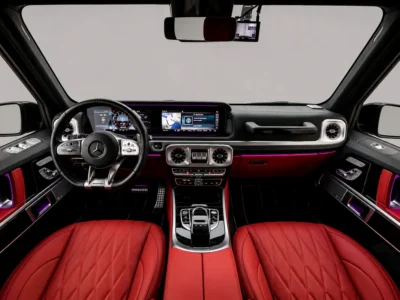 2021 Mercedes-Benz G-Class G 63 AMG 4.0L V8 Biturbo Petrol Engine Black Red SUV Korean Specs