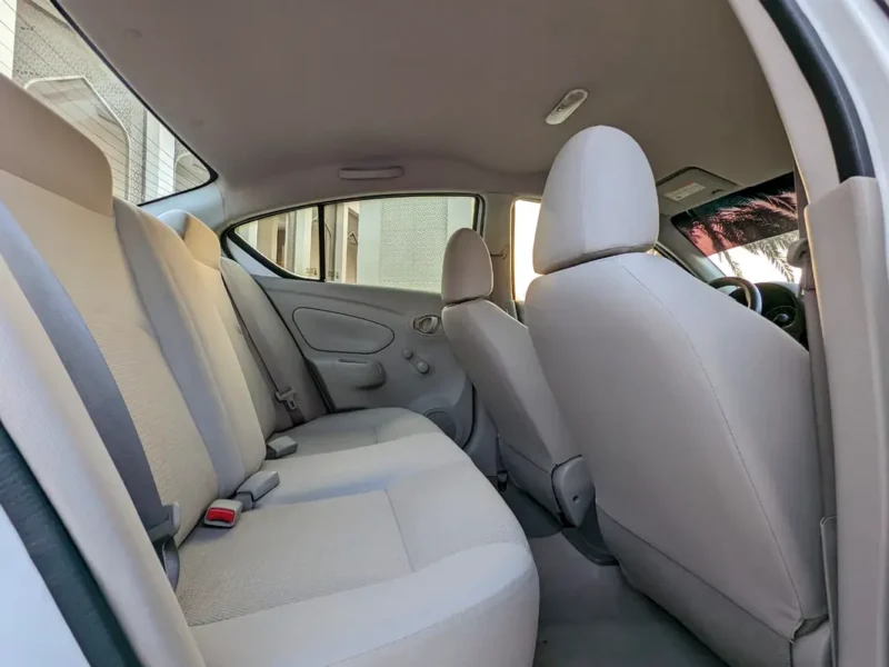 2018 Nissan Sunny EX Saloon 4 Cylinders Petrol Engine White Beige Family Sedan GCC Specs
