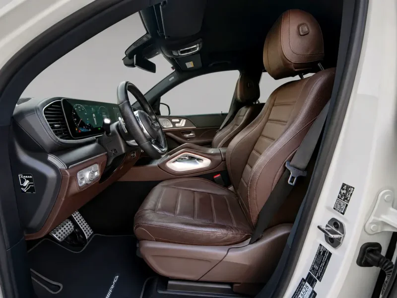 2022 Mercedes-Benz GLS-Class GLS 450 4MATIC 6 Cylinders Petrol Engine White Brown SUV GCC