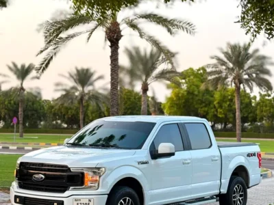 2019 Ford F-150 XL 8 Cylinders Petrol Engine White Beige Pickup Truck GCC Specs Automatic