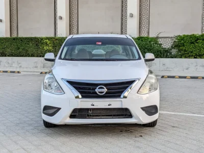 2018 Nissan Sunny EX Saloon 4 Cylinders Petrol Engine White Beige Family Sedan GCC Specs