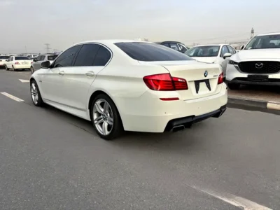 2011 BMW 5-Series 550i 8 Cylinders Petrol Engine White Beige Sedan Japanese Specs