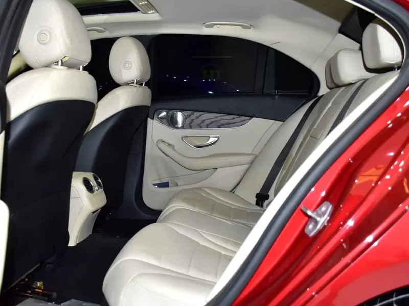 2021 Mercedes-Benz C-Class C300 4MATIC 4 Cylinders Petrol Engine Red Beige Sedan US Specs