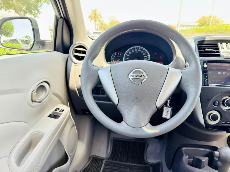 2023 Nissan Sunny 1.5 Litres 4 Cylinders Petrol Engine White Beige Sedan GCC Specs Automatic