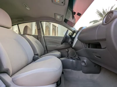 2018 Nissan Sunny EX Saloon 4 Cylinders Petrol Engine White Beige Family Sedan GCC Specs
