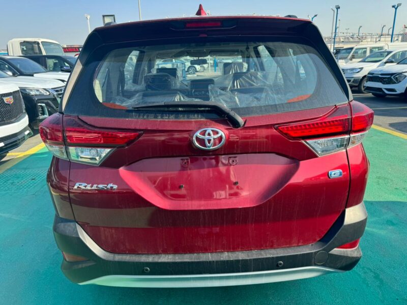 2023 Toyota Rush 1.5 Litres 4 Cylinders Petrol Engine Red Black SUV GCC Specs Automatic