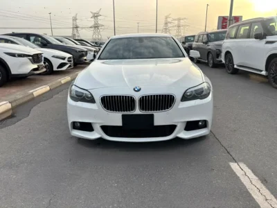 2011 BMW 5-Series 550i 8 Cylinders Petrol Engine White Beige Sedan Japanese Specs