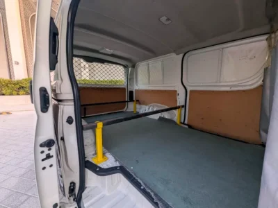2022 Toyota Hiace Panel 4 Cylinders Petrol Engine White Grey Van Manual Fully Maintained GCC