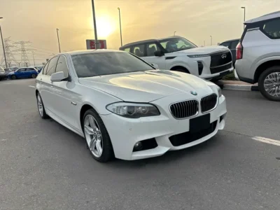 2011 BMW 5-Series 550i 8 Cylinders Petrol Engine White Beige Sedan Japanese Specs