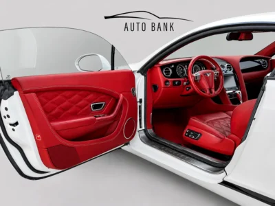 2014 Bentley Continental GT 8 Cylinders Petrol Engine White Red Coupe GCC Specs Automatic