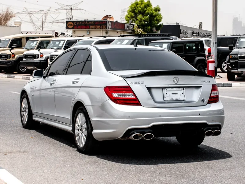 2009 Mercedes-Benz C-Class C250 4 Cylinders Petrol Engine Silver Black Sedan Japanese Specs