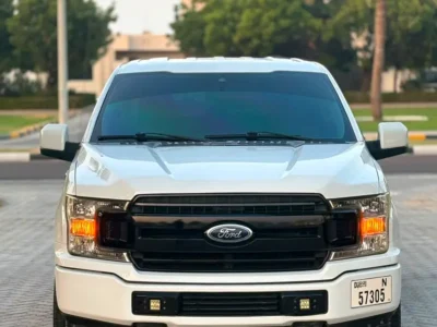 2019 Ford F-150 XL 8 Cylinders Petrol Engine White Beige Pickup Truck GCC Specs Automatic