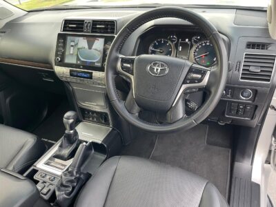 2023 Toyota Land Cruiser Prado 2.8 Litres 4 Cylinders Diesel Engine Silver Black SUV Automatic