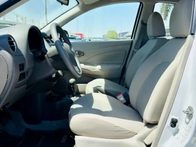 2023 Nissan Sunny 1.5 Litres 4 Cylinders Petrol Engine White Beige Sedan GCC Specs Automatic