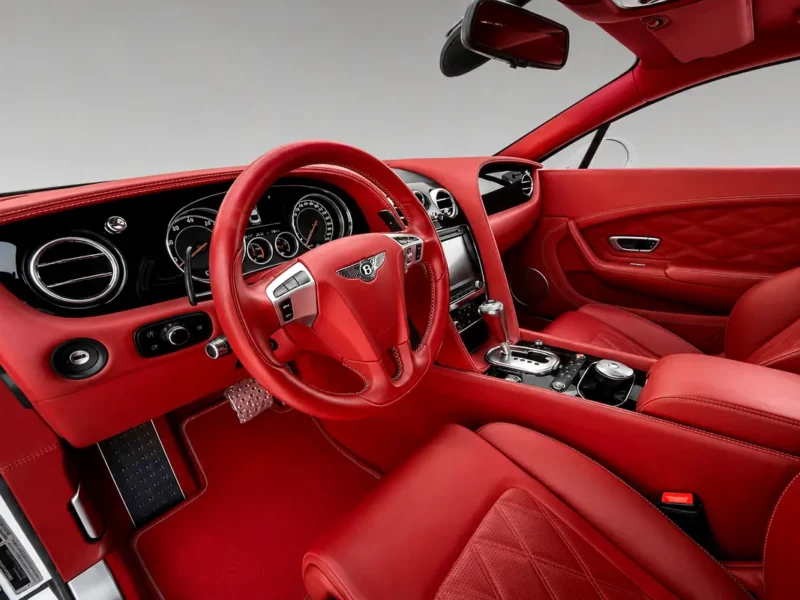 2014 Bentley Continental GT 8 Cylinders Petrol Engine White Red Coupe GCC Specs Automatic