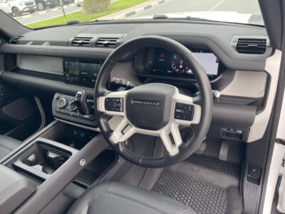 2024 Land Rover Defender 3.0-Liter Turbocharged 6 Cylinders Petrol Engine White Black SUV