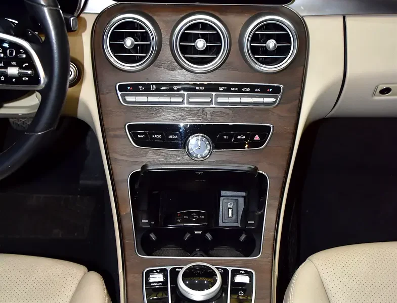 2021 Mercedes-Benz C-Class C300 4MATIC 4 Cylinders Petrol Engine Red Beige Sedan US Specs