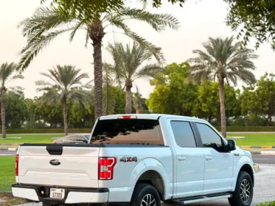 2019 Ford F-150 XL 8 Cylinders Petrol Engine White Beige Pickup Truck GCC Specs Automatic
