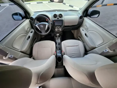 2020 Nissan Micra SL 4 Cylinders Petrol Engine GCC White Beige Single Hand Driven Hatchback