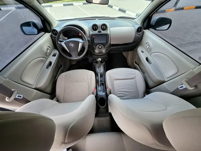 2020 Nissan Micra SL 4 Cylinders Petrol Engine GCC White Beige Single Hand Driven Hatchback
