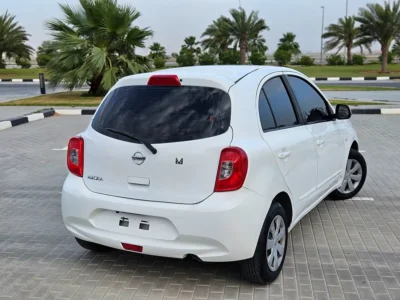 2020 Nissan Micra SL 4 Cylinders Petrol Engine GCC White Beige Single Hand Driven Hatchback