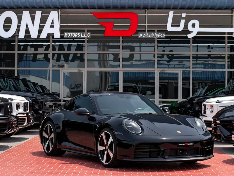 2025 Porsche 911 Carrera 3.0 Litres Twin-Turbo Flat-6 Petrol Engine Black Red Coupe Carbon Fiber