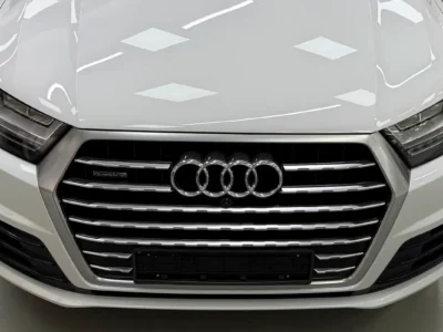 2016 Audi Q7 45 TFSI quattro S line 3.0L V6 Supercharged Petrol Engine White Brown SUV GCC