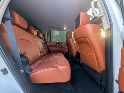 2020 Nissan Patrol SE Platinum 4.0 Litres 6 Cylinders Petrol Engine White Tan SUV GCC Specs