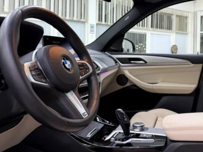 2019 BMW X3 xDrive30i M Sport 2.0L Turbocharged 4 Cylinders Petrol Engine Black Beige SUV GCC