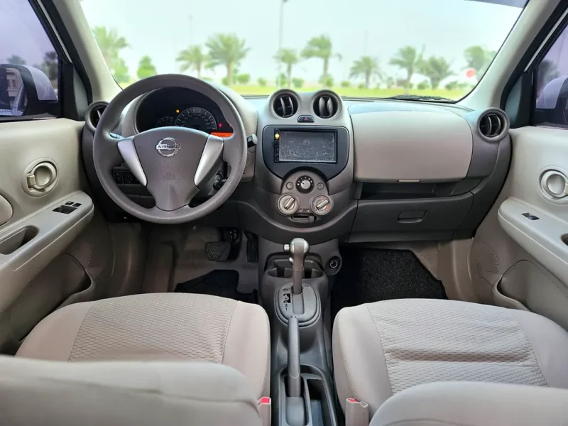 2020 Nissan Micra SL 4 Cylinders Petrol Engine GCC White Beige Single Hand Driven Hatchback