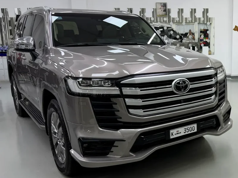 2023 Toyota Land Cruiser VXR 3.5 Litres Twin-Turbo 6 Cylinders Petrol Engine Grey Beige SUV
