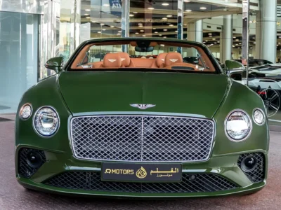 2023 Bentley Continental GTC 8 Cylinders Petrol Engine Green Tan Soft Top Convertible Automatic