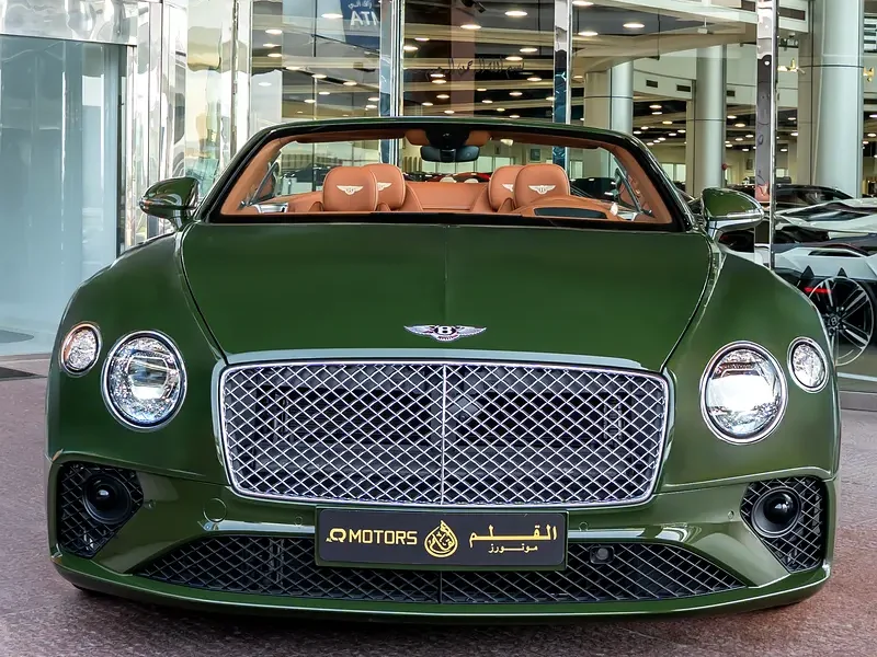 2023 Bentley Continental GTC 8 Cylinders Petrol Engine Green Tan Soft Top Convertible Automatic