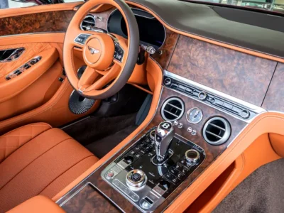 2023 Bentley Continental GTC S 8 Cylinders Petrol Engine Red Tan Soft Top Convertible Automatic