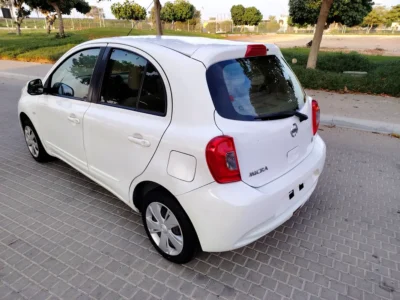 2020 Nissan Micra SL 4 Cylinders Engine GCC White Beige Premium Condition Family Hatchback