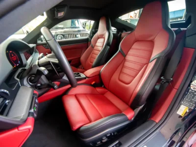 2025 Porsche 911 Carrera 3.0 Litres Twin-Turbo Flat-6 Petrol Engine Black Red Coupe Carbon Fiber