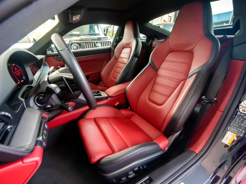 2025 Porsche 911 Carrera 3.0 Litres Twin-Turbo Flat-6 Petrol Engine Black Red Coupe Carbon Fiber