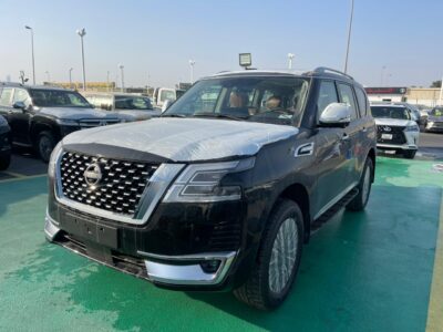 2026 Nissan Patrol XE 4.0 Litres 6 Cylinders Petrol Engine Black Tan SUV GCC Specs Automatic