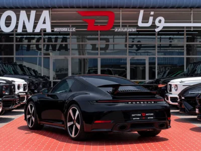 2025 Porsche 911 Carrera 3.0 Litres Twin-Turbo Flat-6 Petrol Engine Black Red Coupe Carbon Fiber