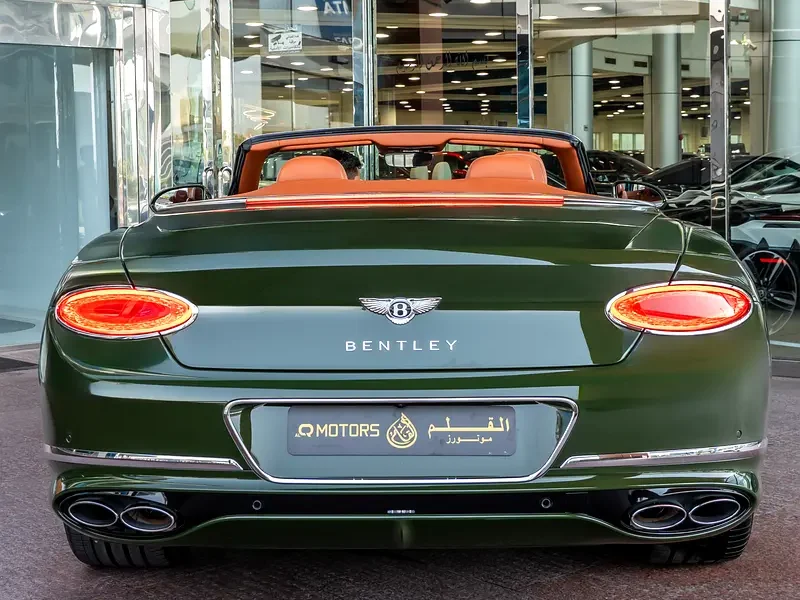 2023 Bentley Continental GTC 8 Cylinders Petrol Engine Green Tan Soft Top Convertible Automatic