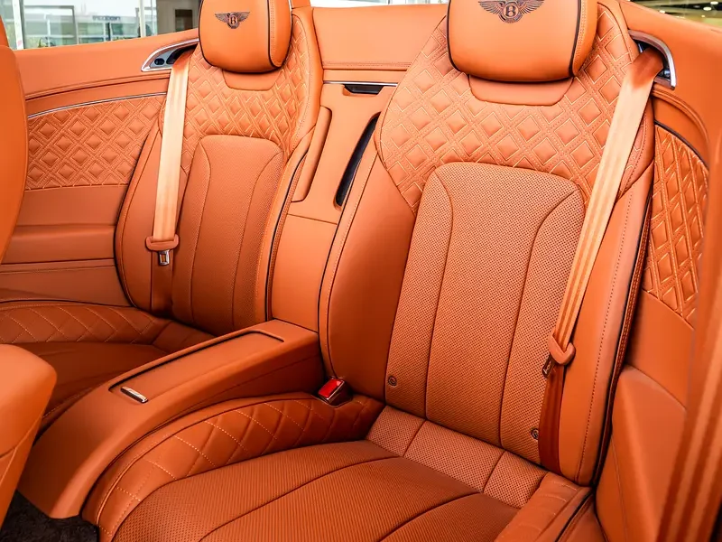 2023 Bentley Continental GTC S 8 Cylinders Petrol Engine Red Tan Soft Top Convertible Automatic