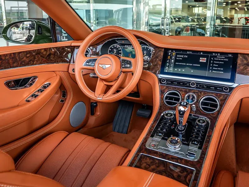 2023 Bentley Continental GTC 8 Cylinders Petrol Engine Green Tan Soft Top Convertible Automatic