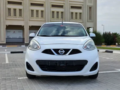 2020 Nissan Micra SL 4 Cylinders Petrol Engine GCC White Beige Single Hand Driven Hatchback