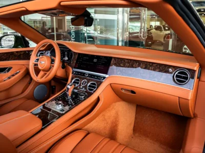 2023 Bentley Continental GTC 8 Cylinders Petrol Engine Green Tan Soft Top Convertible Automatic