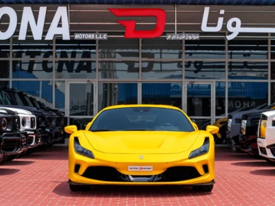 2021 Ferrari F8 Tributo 8 Cylinders Petrol Engine Yellow Blue Coupe FULL CARBON FIBER